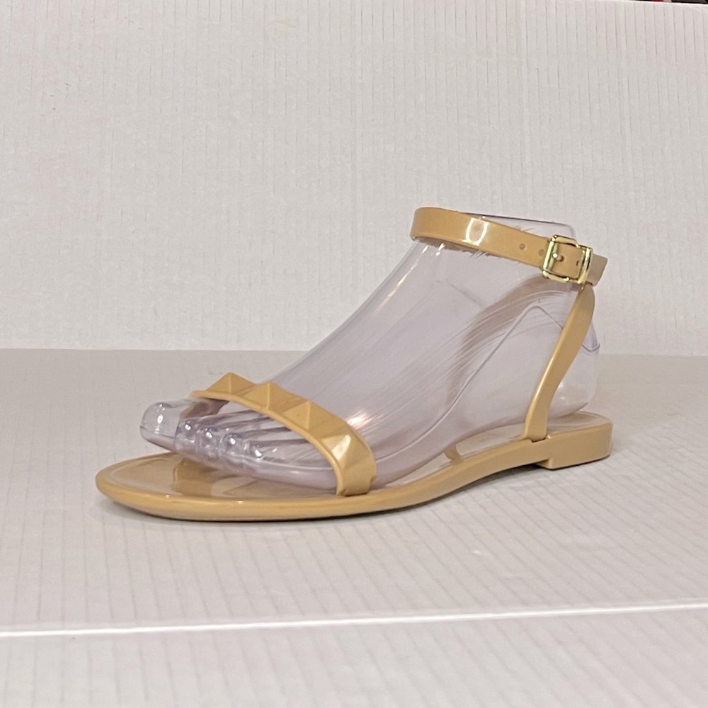 BCBGeneration Studded Flat Jelly Sandals